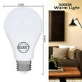 19 3 Way LED Light Bulbs, Warm White 2700K, 30/70/100W Equiv. (6/10/15W