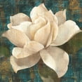 thumbnail image 2 of Hristova, Albena 15x15 Gold Ornate Wood Framed with Double Matting Museum Art Print Titled - Gardenia Blossom Turquoise, 2 of 4