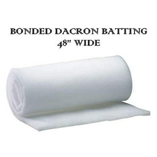 24 Inch Wide Quilt Batting Multipurpose Dacron Fiber Polyester  Wadding Fabric Loft Upholstery Grade Padding (24- 2 Yards)