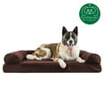 thumbnail image 3 of FurHaven Pet Products Quilted Memory Top Sofa Pet Bed for Dogs & Cats - Coffee, Jumbo, 3 of 13