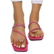 thumbnail image 2 of Sandalias planas con diamantes de imitación y correa de mariposa con punta cuadrada a la moda Wmkox8yii ytu10226, 2 of 5