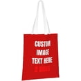 thumbnail image 2 of Custom Tote Bag Bags With Logo Personalized Custom Bags Shopping Bags Reusable Grocery Bags Bulk - Add Your Text Image, 2 of 8