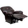 thumbnail image 4 of Flash Furniture Fauteuil Inclinable Inclinable Contemporain Bentley en Marron, 4 of 5