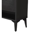 thumbnail image 4 of Bedroom Storage Large size Shoe Cabinet,Free Standing Tipping Bucket Shoe Rack Organizer with 2 Flip Drawers&2 Drawer,Modern Tipping Bucket for Entryway,Hallway,Bedroom-black,Bedroom Dressers, 4 of 8