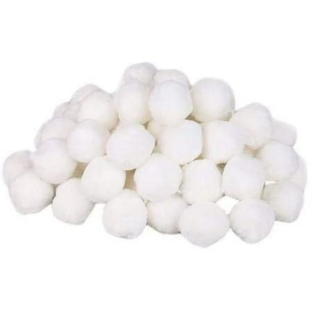Pool Filter Media Balls Reusable Cotton Tails Filter Media Pool and Spa Scum Eliminating Ball