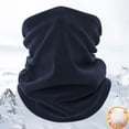thumbnail image 1 of Foulard Bleu Automne et Hiver en Polaire Élastique Chaud, Housse Extérieure Résistante au Froid pour Femmes, Protection Tête et Cou, Cyclisme Prolongé, 1 of 3