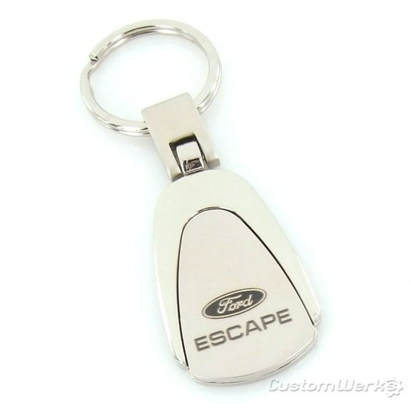 Ford Escape Tear Drop Keychain (Chrome)