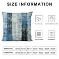 thumbnail image 5 of HENGT  Blue and Grey Throw Pillow Cover, Abstract Art Gallery Modern Decorative Cushion Cover for Bedroom Sofa Living Room(Blue and Grey), 5 of 5