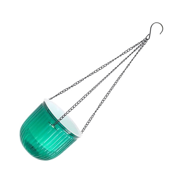 Maceta colgante Ounissouiy para plantas autohidropónico Jardín Patio 11.3 cm