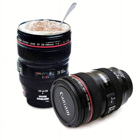 Camera Lens Coffee Mug,the Latest Design Stainless Steel Travel Mugs,Food Grade Materials,Leak Proof,Photography Mugs,Tumbler Insulated Cups for Hot and Cold Drinks