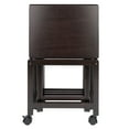thumbnail image 4 of Winsome Allen 5-Pc Snack Table Set, Serving Cart, Coffee, 4 of 15