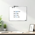 thumbnail image 7 of BAZIC Magnetic Dry Erase Board Aluminium Frame 16"x20", Whiteboard, 1-Pack, 7 of 7