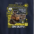 thumbnail image 3 of Disney Wall-E - Building The Future One Cube At A Time - Toddler & Youth Crewneck Fleece Sweatshirt, 3 of 5