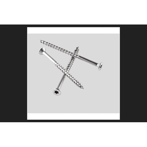 Simpson Strong-Tie 5000197 No. 8 x 2 in. Lobe Flat Head Coated Stainless Steel Deck Screws, 2.5 lbs - Pack of 350