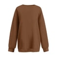 thumbnail image 4 of Womens Oversized Sweatshirts Hoodies Fleece Crewneck Sweaters Casual Tops Comfy Fall Fashion Outfits Winter Clothes, 4 of 5