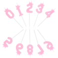 thumbnail image 4 of Digital Number Candles 10Pcs Crown Wax Candle for Birthday Decoration, 4 of 4