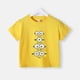 thumbnail image 5 of Camiseta de verano 100 % algodón para adolescentes, camiseta de algodón con cuello redondo y estampado sencillo de Minions de dibujos animados para niños y niñas, ropa de manga corta para niños, 5 of 5