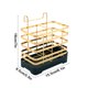 thumbnail image 4 of Fiudx Estante de Almacenamiento de Hierro para Cocina, Estilo Moderno, Multifuncional, para Cocina y Baño, Resistente Al Óxido, Fácil Acceso, 18 X 15,5 X 8,5 Cm., 4 of 7