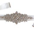 thumbnail image 4 of Rubans de Mariage Ceinture de Mariée Robe Bal Ceintures en Cristal Ceintures Faites à la Main Ceintures en Strass Soirée Soirée Fête Ceinture en Strass Faite à la Main, 4 of 9