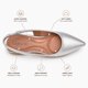 thumbnail image 5 of Zapatilla Slingback Tacón Bajo Confort Punta Fina Mujer Beira Rio 4182220 plateado 22.5, 5 of 7