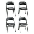 thumbnail image 7 of Sudden Comfort Folding & Stacking Chairs, Black/Gray (Set of 4), 7 of 7