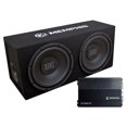 thumbnail image 1 of Memphis Audio SE210 Street Edge Bass Package – Dual 10″ Loaded Enclosure with 500W SE2000.1DF Amplifier, 1 of 4