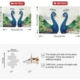 thumbnail image 3 of Dreamtimes Peacock Hand Drawn Style 1000 Piece Jigsaw Puzzle, Wall Artwork Puzzle Games for Adults Teens 29.5" L X 19.7" W, 3 of 7