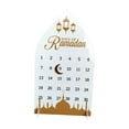 thumbnail image 1 of Calendario acrílico Ramadán Eid Mubarak Decoración Central de mesa Centro de escritorio Muslim Ramadan Advent Calendar for Home Cafe Estilo B, 1 of 8