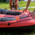thumbnail image 3 of Shisuyan Universal Kayak Paddle Drip Guards 4Pcs Round Orange Waterproof Easy Installation, 3 of 8