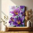 thumbnail image 6 of Purple Lily Watercolor Entryway Home Wall Art, 6 of 8