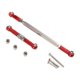 thumbnail image 3 of Metal Adjustable Steering Linkage Servo Link Pull Rod Turnbuckle for MN D90 D99 MN-90 FJ-45 1/12 RC, 3 of 5