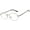 Silver / Clear, variant on Round Sunglasses - (70) Silver Frame / Silver Clear Lens
