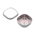 thumbnail image 2 of Pill Box, Stainless Steel Airtight Moisture-proof, Mini Portable with 4 Compartments for Travel, Daily Medication Vitamin Supplement Storage Organizer for Pocket Purse 1 Pack, 2 of 8