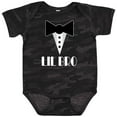 thumbnail image 3 of Inktastic Lil Bro Little Brother Mock Tuxedo Tux Boys Baby Bodysuit, 3 of 5