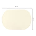 thumbnail image 4 of Unique Bargains 6 Pack Silicone Placemats for Kitchen Dining Table Decor Milk White, 4 of 7