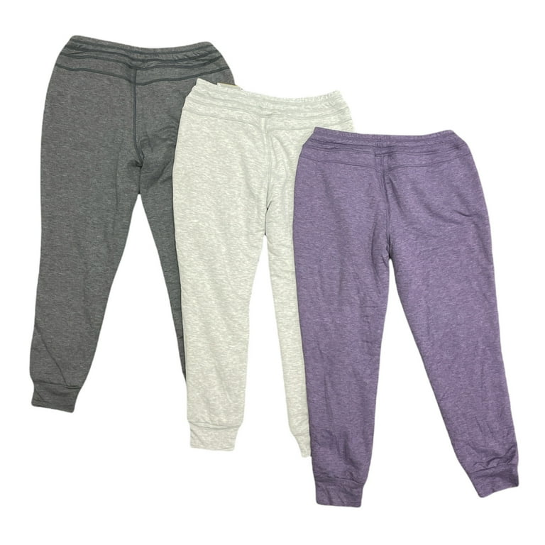 Free Country Women s Sweatpants Sherpa Lined Athletic Jogger Grey Heather XXL
