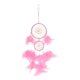 thumbnail image 2 of de Colgante con Borla de Plumas Rosa Hecho Artesanía Manual amulèto del Dormitorio Hugo Dream Catcher Decoration, 2 of 10