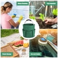 thumbnail image 4 of Bocaoying 17L Cleaning Organizer Caddy with Handle, Large Folding Cleaning Basket Bag, Multifunction Waterproof Gardening Tool Storage Bag, Multipocket Caddy Organizer for Cleaning Utensils, 4 of 7