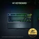 thumbnail image 2 of Teclado para juegos de deportes electrónicos Razer Huntsman V3 Pro TKL de 8 KHz: interruptores ópticos analógicos de 2.ª generación con pulsación rápida de 8000 Hz, disparador rápido, accionamiento aj, 2 of 7