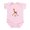 Petal Pink, variant on CafePress - Roller Skating Giraffe Body Suit - Baby Light Bodysuit, Size Newborn - 24 Months
