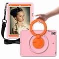 thumbnail image 2 of Decase iPad Case for 10.2 inch 7th/8th/9th Gen (2021/2020/2019),iPad Air 3rd, iPad Pro10.5, with Built-in Screen Protector Removable and Adjustable Shoulder Strap Rotating Stand Cover,Pink, 2 of 8
