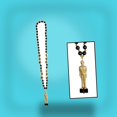 thumbnail image 3 of 12 Pack Beistle Party Bead Necklaces with Awards Night Statuette, 3 of 6