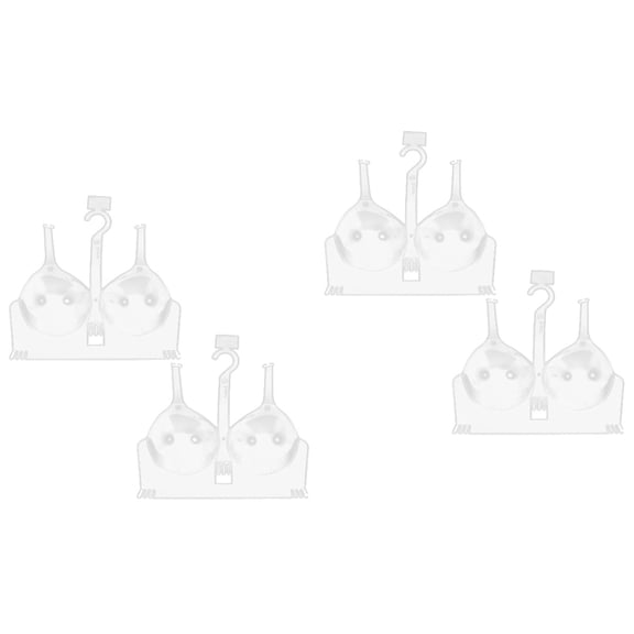 unbranded 4 pcs Female Mannequin Rack Upper Body Clothes Hanger Underwear Clothes Display Hanger