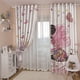 thumbnail image 3 of Cortinas opacas con aislamiento térmico, blanco, rosa, amarillo, mariposa, hada, 1 pieza, habitación infantil, cortina para niños, salón, diseño moderno, 100x140cm, 3 of 5