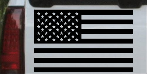American Flag Soldier Adhesive Vinyl Decal Sticker Car Truck Window Bumper 12" 