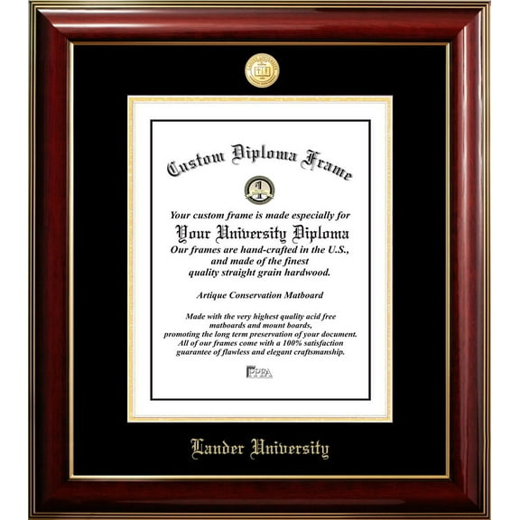 Lander University Classic Diploma Frame