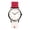Red, variant on Men's Analog Quartz Military Watch: Simple Easy-to-read Arabic Numerals Two-tone Nylon Strap Large Dial Wristwatch - Leisure Daily Life