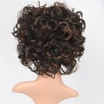 thumbnail image 7 of Wig with Bangs, Wigs for Women, Women's Fashion Wig Brown Synthetic Hairshort Wigs hair Wig, 7 of 7