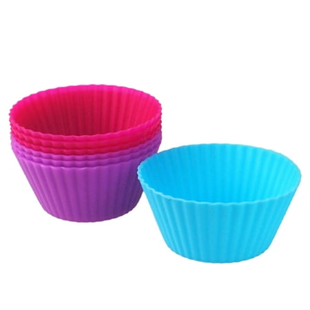 

XINHUADSH Chocolate Molds Food Grade 8Pcs High Temperature Resistant Cupcake Moulds Easy to Demold Good for Dorm