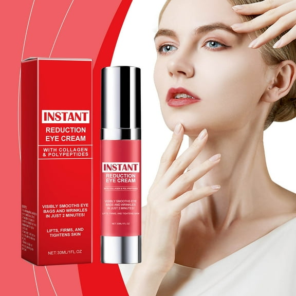 Yatlte Instant Under Eye Lift Serum - Reduces Eye Bags, Wrinkles, Puffy Eyes, Dark Circles & Crow’s Feet in Minutes - Advanced Firming Polysaccharide Formula for Mature Skin
